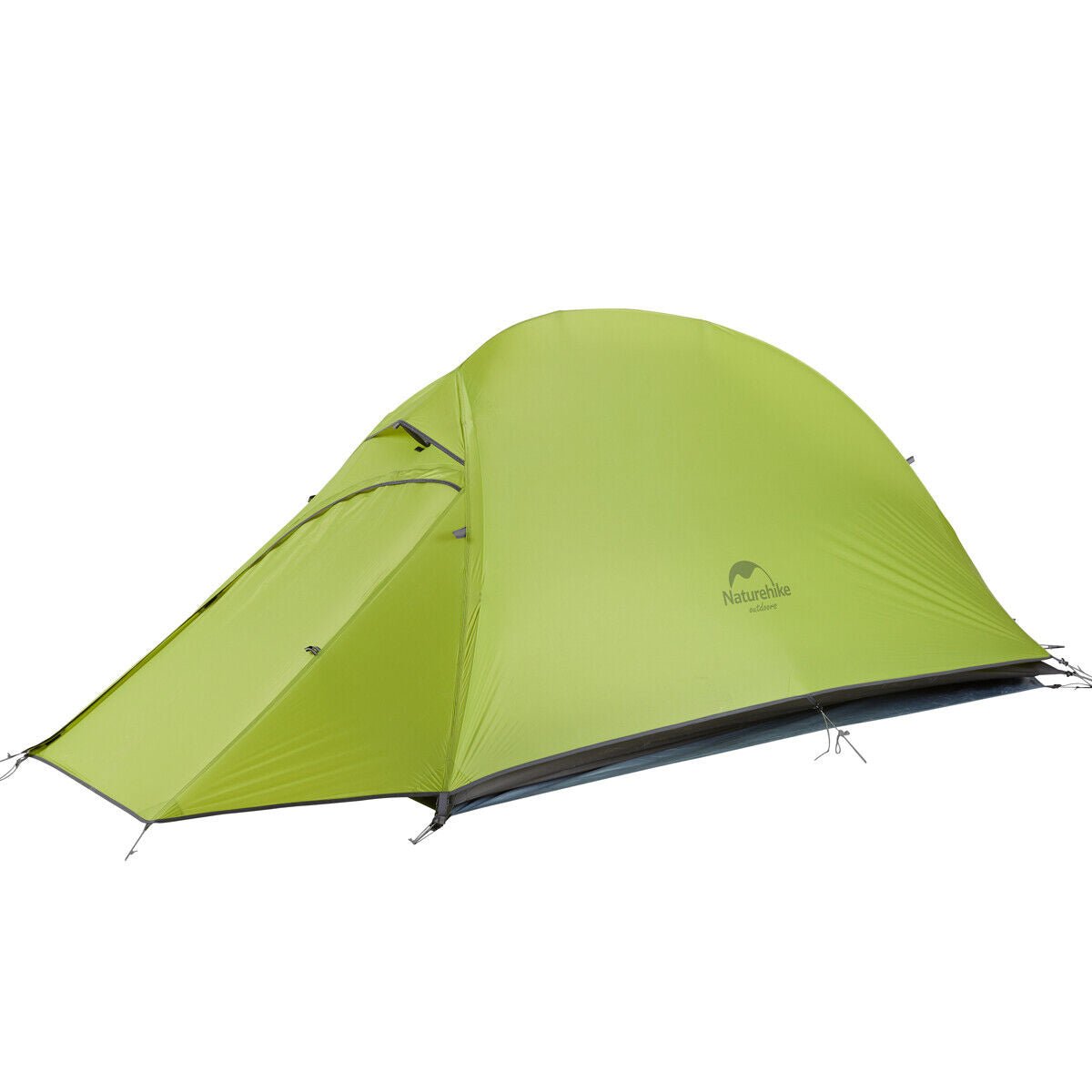 Cloud Up 1 Person Upgraded Hiking Tent - Naturexplore - Naturehike - NH18T010-T - Mustard green+ mats