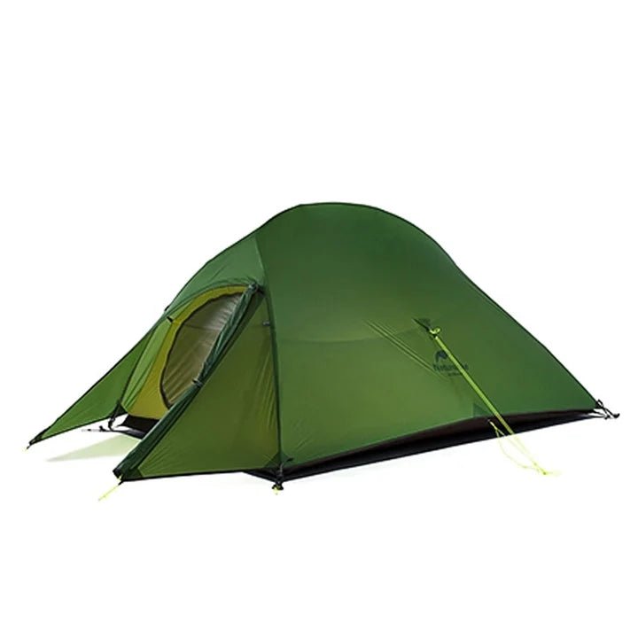 Cloud Up 1 Person Upgraded Hiking Tent - Naturexplore - Naturehike - NH18T010 - T - Forest Green+ mats