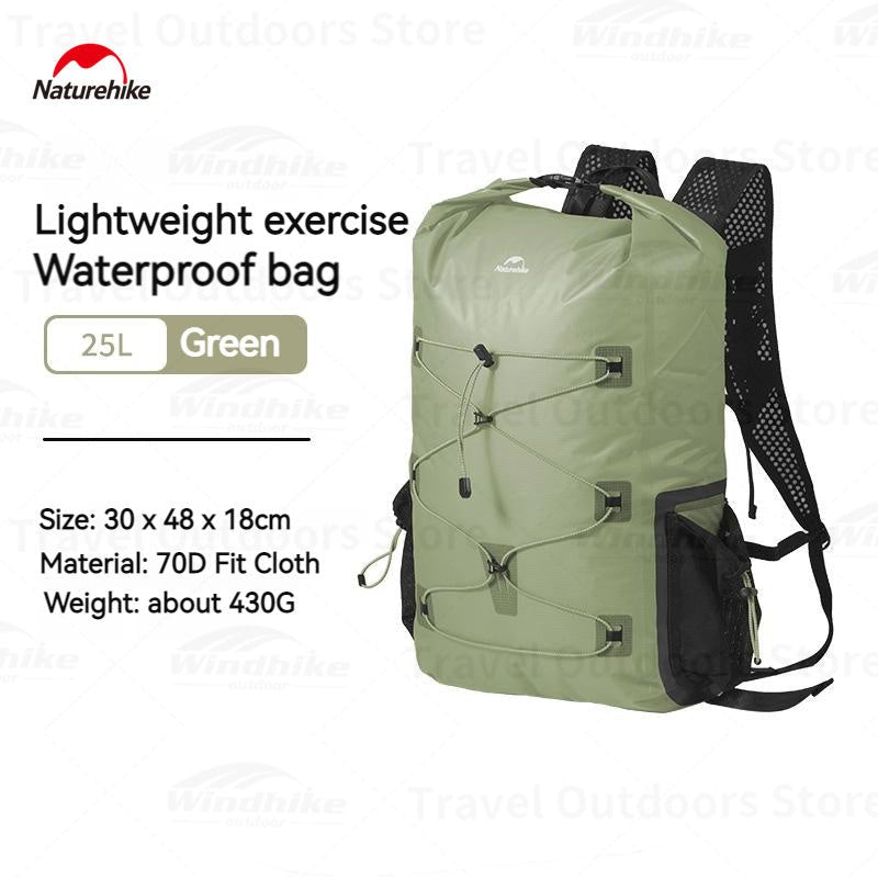 (Far Mountain) Lightweight shoulder waterproof bag - Naturexplore - Naturehike - CNH22BB003 - Green