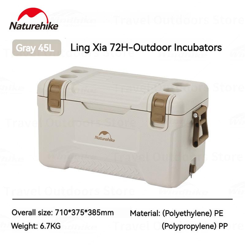 (Ling Xia 72H) Outdoor antibacterial cooler box - Naturexplore - Naturehike - CNH22CJ10001 - 45L