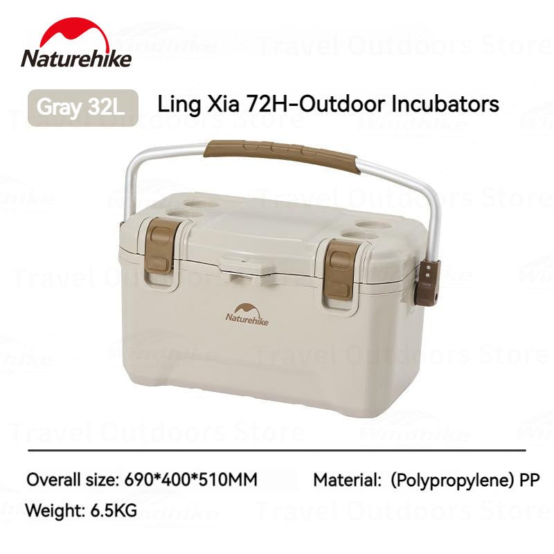 (Ling Xia 72H) Outdoor antibacterial cooler box - Naturexplore - Naturehike - CNH22CJ10001 - 32L