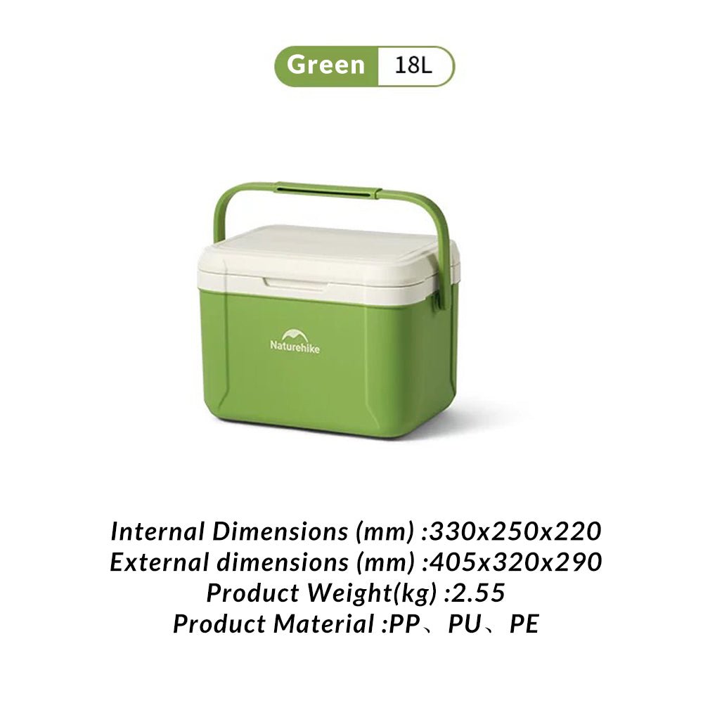 Naturehike PU Cooler Box - Naturexplore - Naturehike - CNK2450CF012 - Fruit - green/18L