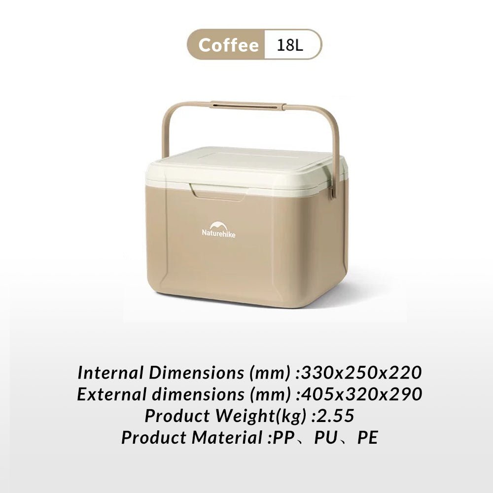 Naturehike PU Cooler Box - Naturexplore - Naturehike - CNK2450CF012 - Light coffee/18L