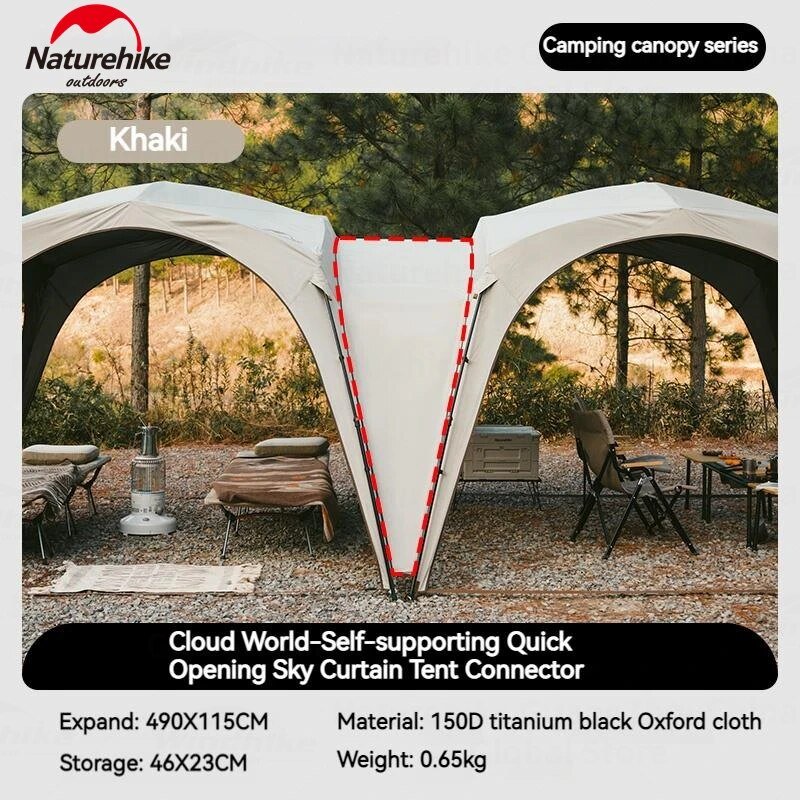 Naturehike quick open canopy - Pre Order ETA 15/4 - Naturexplore - Naturehike - CNK230WS014 - Connecting pieces between tents