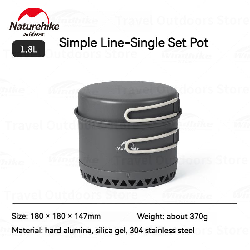 Naturehike Single Pot Set - Naturexplore - Naturehike - CNK2300CJ0002 - 1.8 L