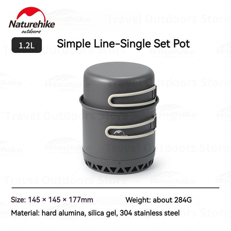 Naturehike Single Pot Set - Naturexplore - Naturehike - CNK2300CJ0002 - 1.2 L