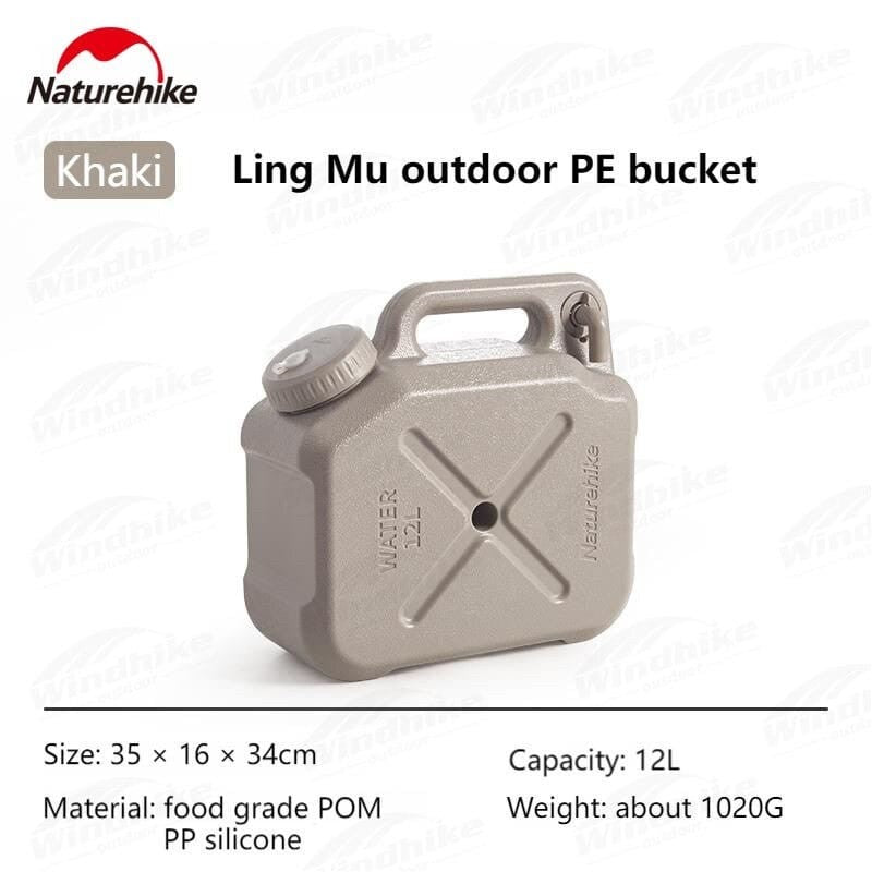 Outdoor PE water bucket - Naturexplore - Naturehike - CNH22CJ018 - 12L