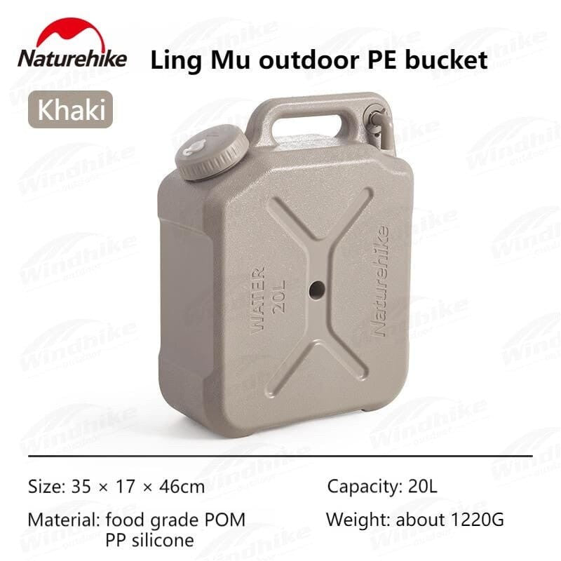 Outdoor PE water bucket - Naturexplore - Naturehike - CNH22CJ018 - 20L