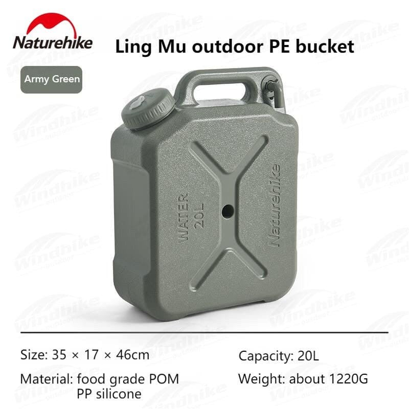 Outdoor PE water bucket - Naturexplore - Naturehike - CNH22CJ018 - 20L