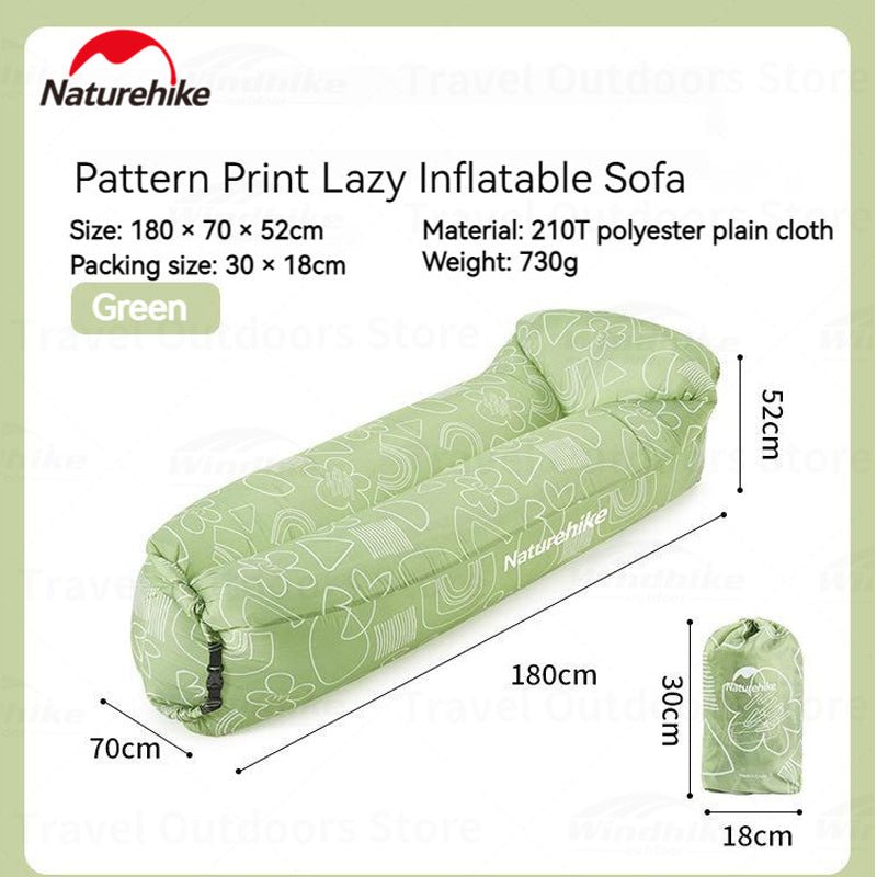 Printing inflatable sofa - Naturexplore - Naturehike - CNH22DZ022 - Green
