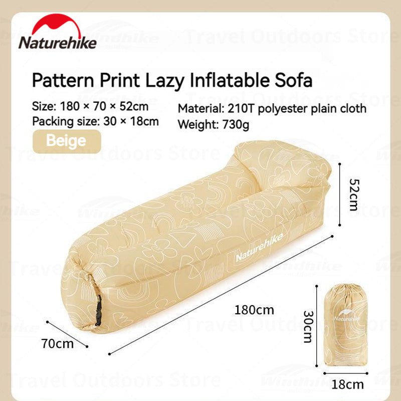 Printing inflatable sofa - Naturexplore - Naturehike - CNH22DZ022 - Beige