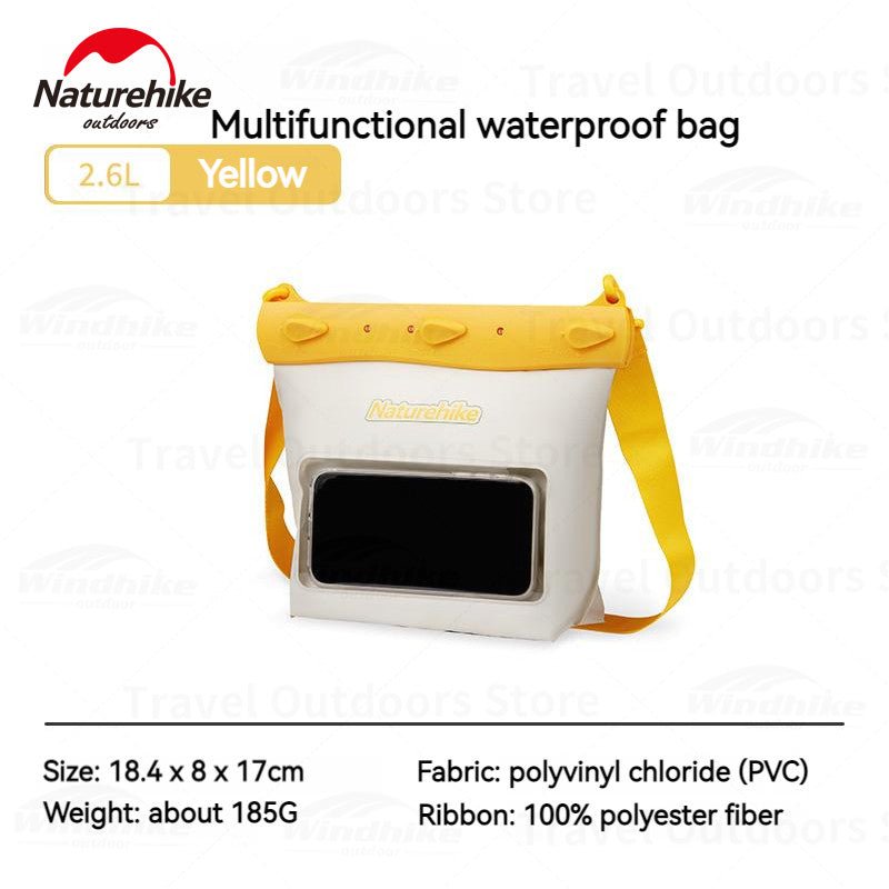 (QingYang) Multifunctional waterproof bag - Naturexplore - Naturehike - CNK2300BS016 - Yellow-2.6L