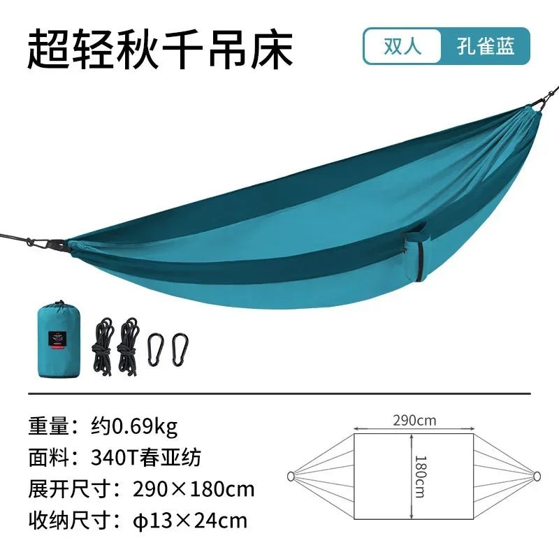 Ultralight swing hammock - Naturexplore - Naturehike - NH21DC011 - Blue