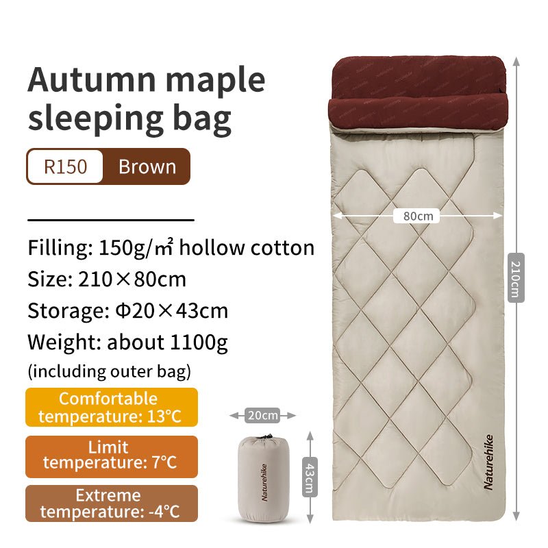 Autumn maple sleeping bag - Naturexplore - Naturehike - CNH22SD005 - R150