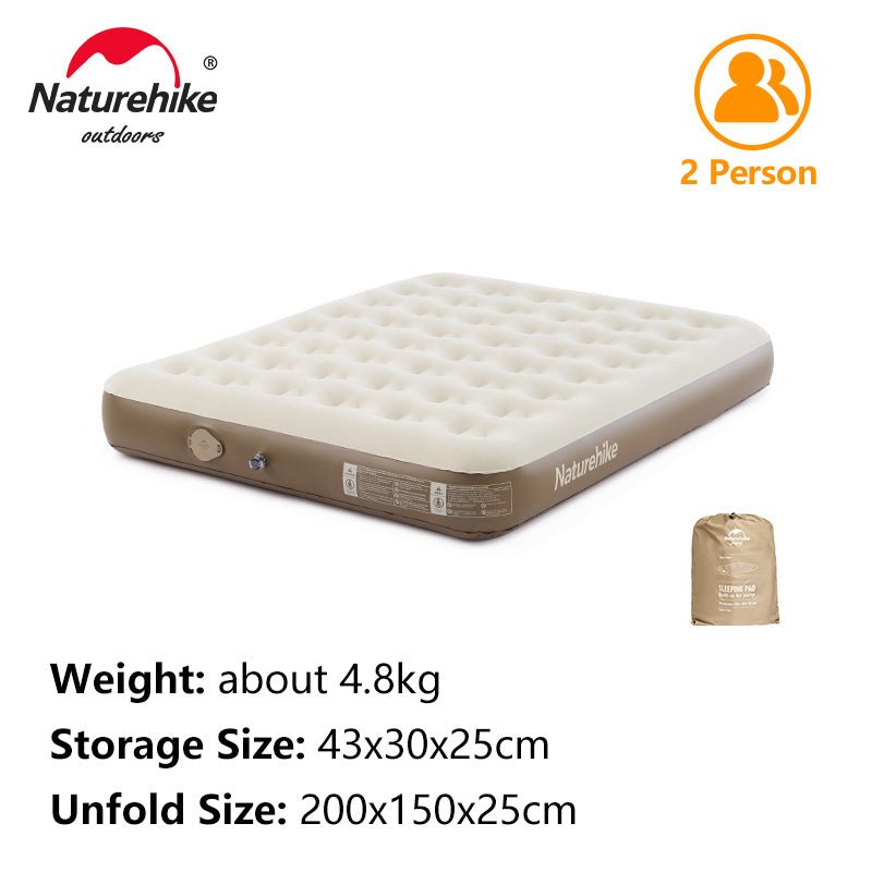 (Chenjing)-C25Built-in pump PVC raised inflatable mattress - Naturexplore - Naturehike - CNH23DZ10001 - Single