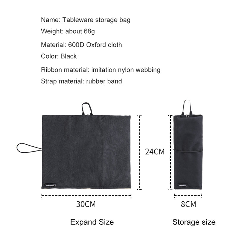 Cutlery storage bag - Naturexplore - Naturehike - NH19C010-D -