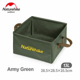 Foldable square bucket - Naturexplore - Naturehike - NH19SJ007 - Green