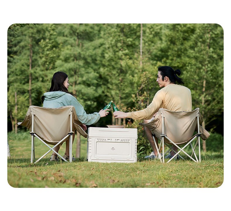 Gathering X-shaped chair (armrest version) - Naturexplore - Naturehike - CNH23JU13002 - Khaki