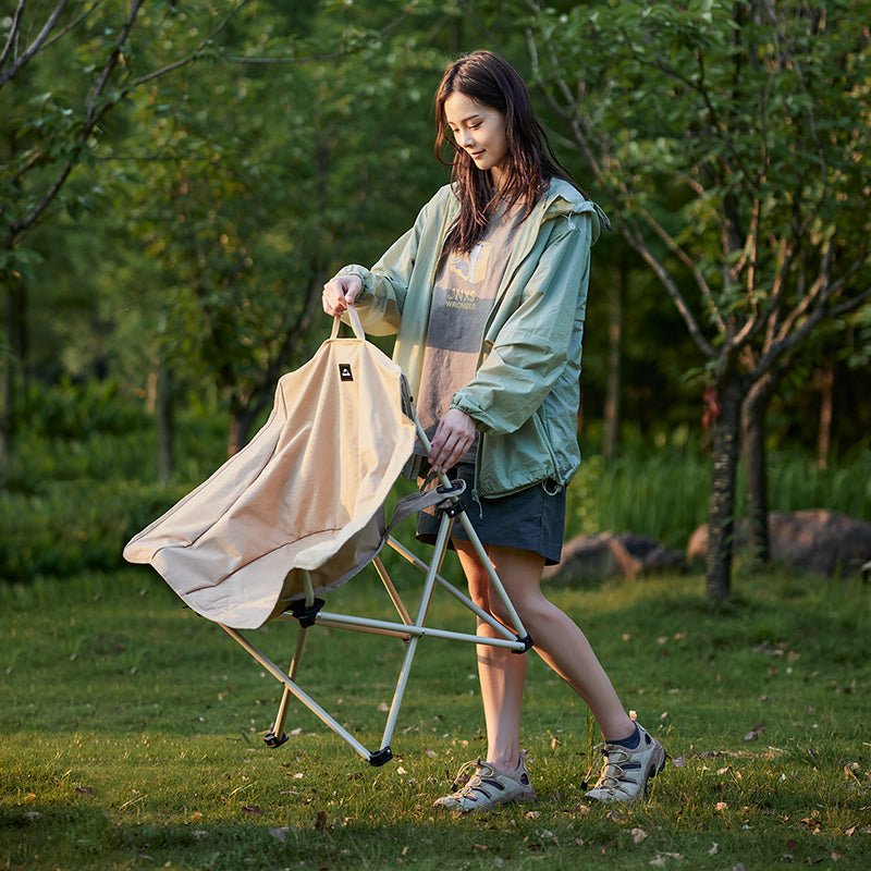 Gathering X-shaped chair (armrest version) - Naturexplore - Naturehike - CNH23JU13002 - Vine yellow