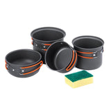 Naturehike Four-piece hiking Camping Cookware - Naturexplore - Naturehike - NH18T018-G -