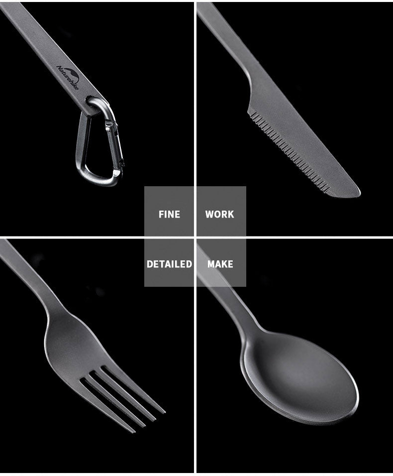 Naturehike Titanium cutlery set - Naturexplore - Naturehike - NH19T011-D -