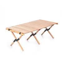 Outdoor folding egg roll table - Naturexplore - Naturehike - NH19JJ009 - Wood
