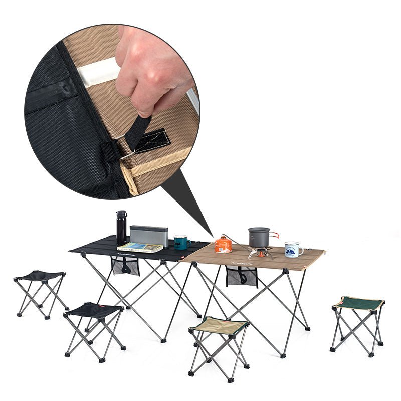 Outdoor lightweight folding table - Naturexplore - Naturehike - NH20JJ020 - L-Black