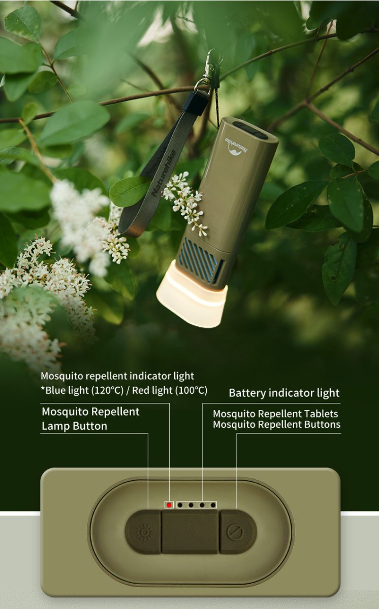 Outdoor mosquito repellent flashlight - Naturexplore - Naturehike - CNH22DQ021 -