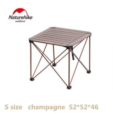 Portable Aluminium Folding Table - Naturexplore - Naturehike - NH16Z016-S - Champagne