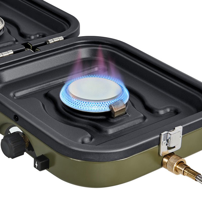 Pre-Order | Double Burner Folding Gas Stove | ETA October - Naturexplore - Naturehike - NH22RJ003 -